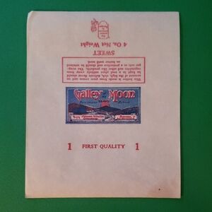 Valley Of The Moon Brand Butter Antique Label Vella Sonoma Mission Creamery 1929